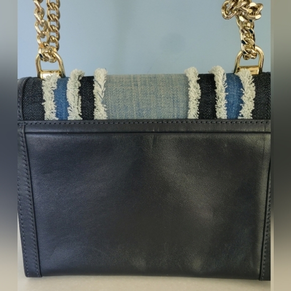 🔥RARE Michael Kors Whitney Denim Shoulder Bag, EUC - Picture 4 of 15